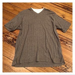 Haggar • Tan V-Neck Shirt